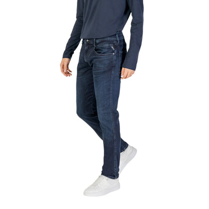 Replay Blue Cotton Jeans & Pant - W38 | L34