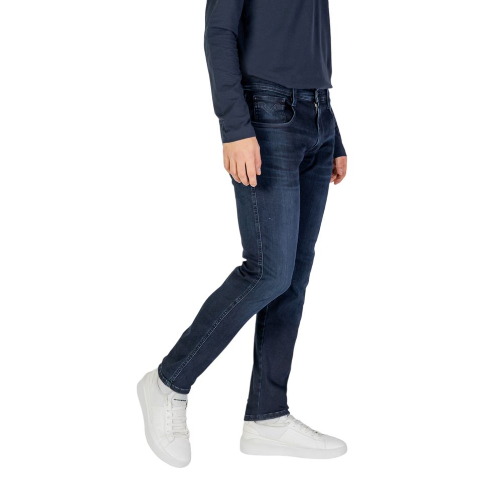 Replay Blue Cotton Jeans & Pant - W38 | L34