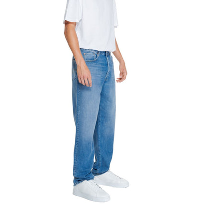 Replay Blue Cotton Jeans & Pant