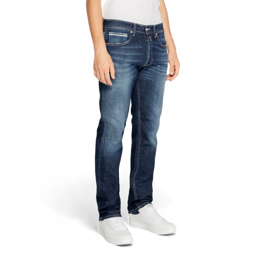 Replay Blue Cotton Jeans & Pant - W38 | L34