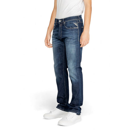 Replay Blue Cotton Jeans & Pant - W38 | L34