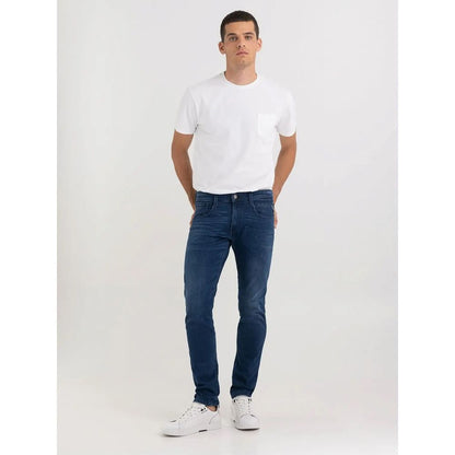 Replay Blue Cotton Jeans & Pant - W38 | L34