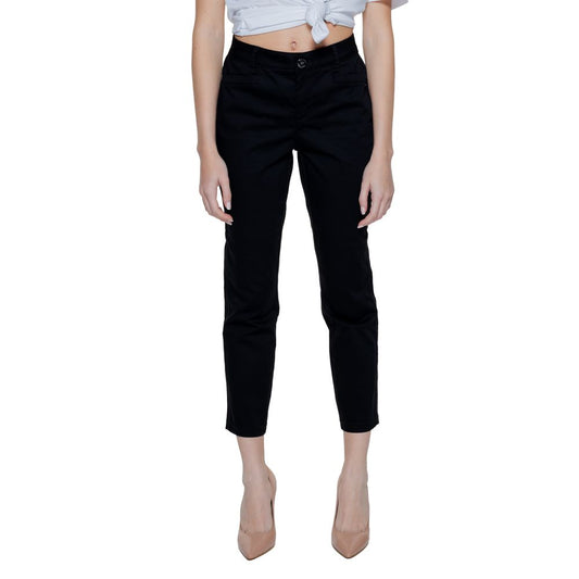 Street One Black Cotton Jeans & Pant - W46 | L26