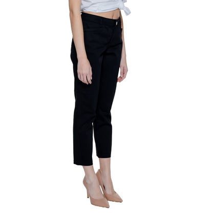 Street One Black Cotton Jeans & Pant - W46 | L26