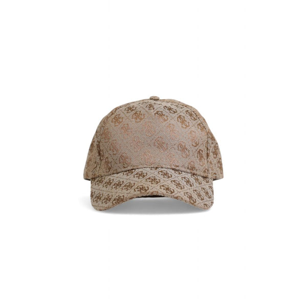 Guess Beige Polyester Hat - One Size