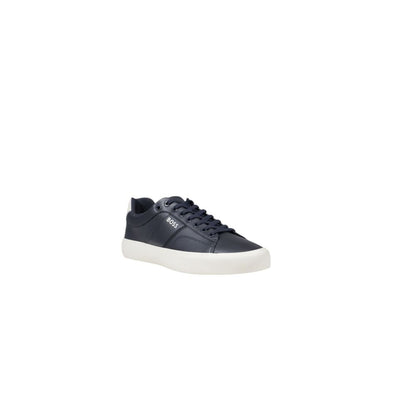 Hugo Boss Blue Leather Sneaker - EU42/US9