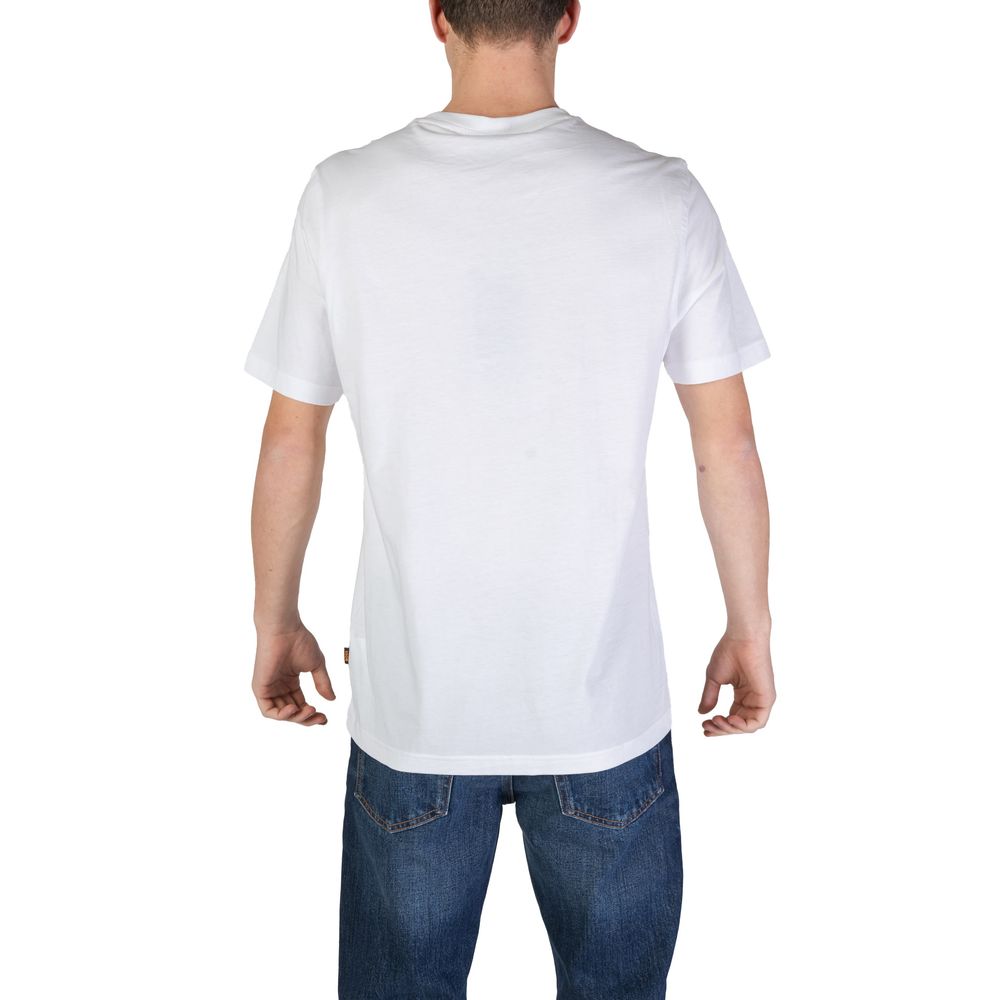 Hugo Boss White Cotton T-Shirt - IT46 | M