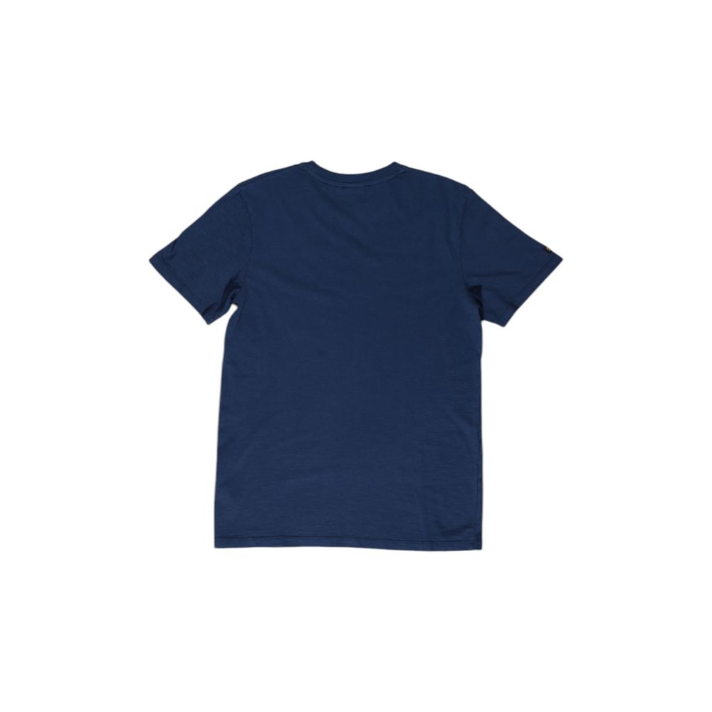 Superdry Blue Cotton T-Shirt - IT44 | S