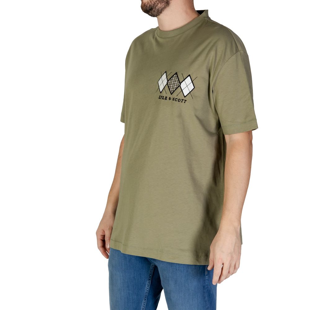 Lyle & Scott Green Cotton T-Shirt - IT48 | L