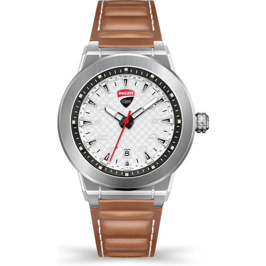 Ducati Brown Leather Watch