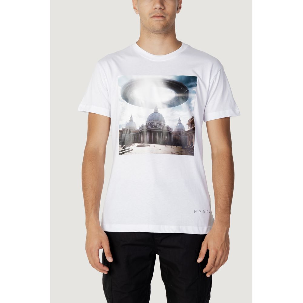 Hydra Clothing White Cotton T-Shirt - IT52 | XL