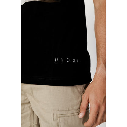 Hydra Clothing Black Cotton T-Shirt - IT52 | XL