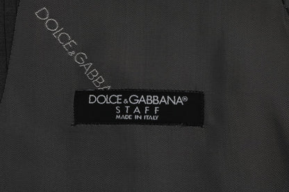 Dolce & Gabbana Sleek Gray Single-Breasted Waistcoat Vest - IT50 | L