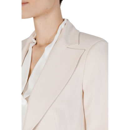 Rinascimento Beige Polyester Suits & Blazer - XL