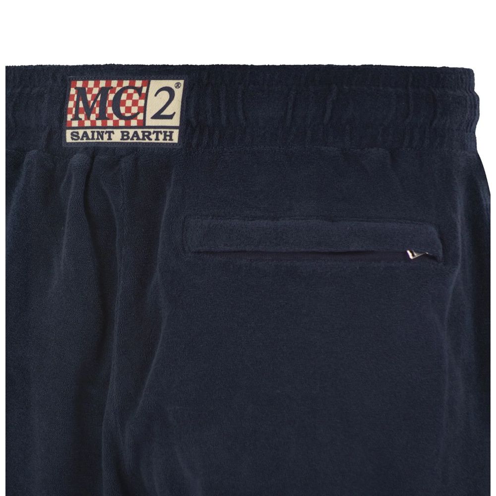 MC2 Saint Barth Blue Cotton Short - XL