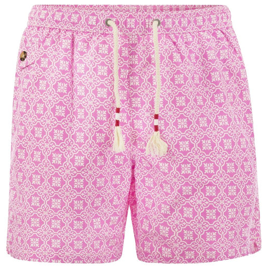 MC2 Saint Barth Pink Polyester Men's Swim Trunk