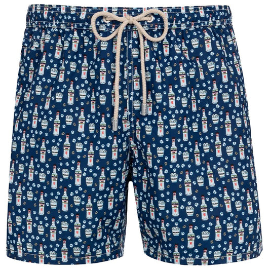 MC2 Saint Barth Blue Polyester Men’s Swim Trunk - S