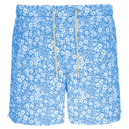 MC2 Saint Barth Light Blue Polyester Men Swim Trunk - M