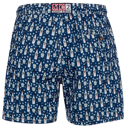 MC2 Saint Barth Blue Polyester Men’s Swim Trunk - S