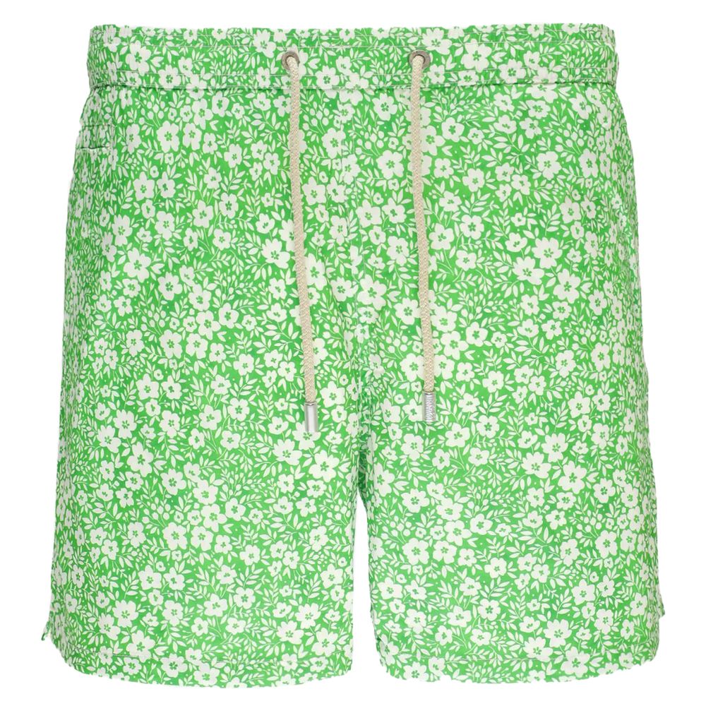 MC2 Saint Barth Green Polyester Men's Swim Trunk