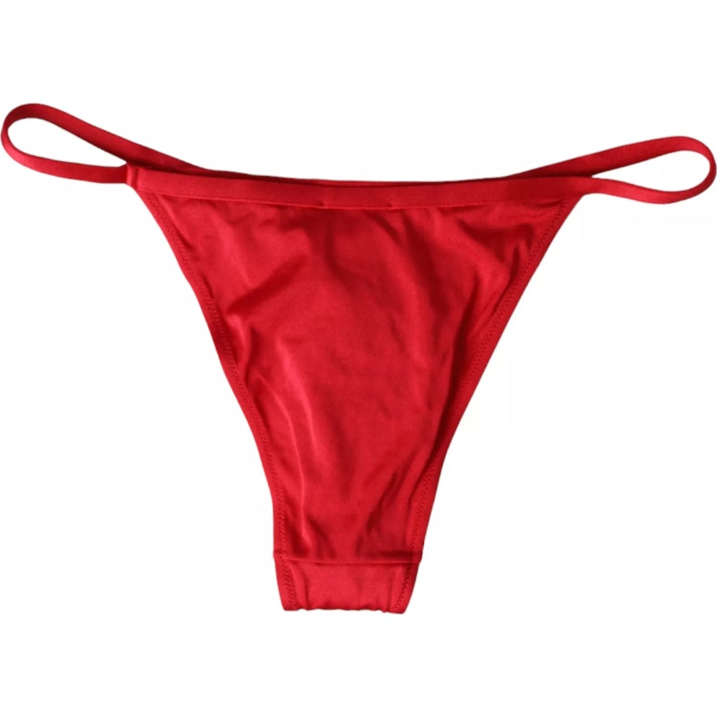 Dolce & Gabbana Red Nylon Stretch Beachwear Swimwear Bottom Bikini - IT3 | M