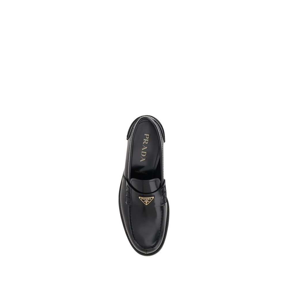 Prada Triangular plaque Loafers - EU 38 | US 5