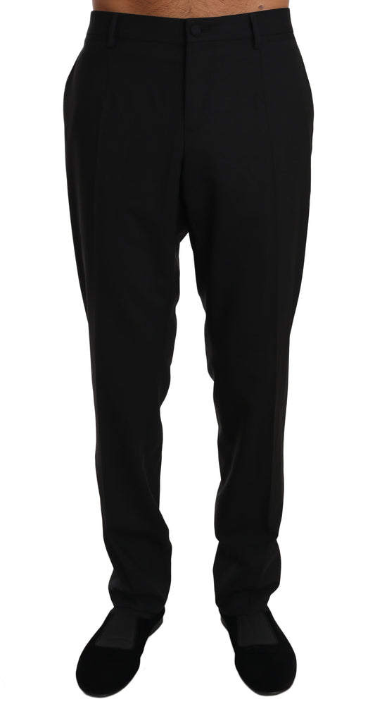 Dolce & Gabbana Elegant Formal Wool Blend Trousers - IT50 | L