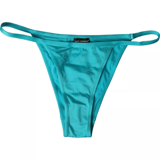 Dolce & Gabbana Blue Green Nylon Beachwear Swimwear Bottom Bikini - IT3 | M