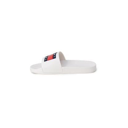 Tommy Hilfiger Jeans White Polyethylene Sandal