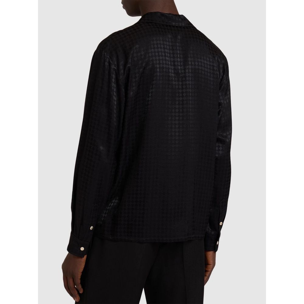 Amiri Black Viscose Shirt