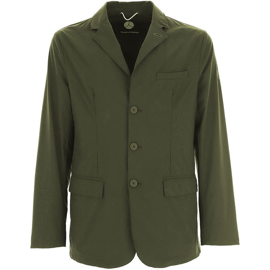 People Of Shibuya Green Polyester Blazer - IT48 | M