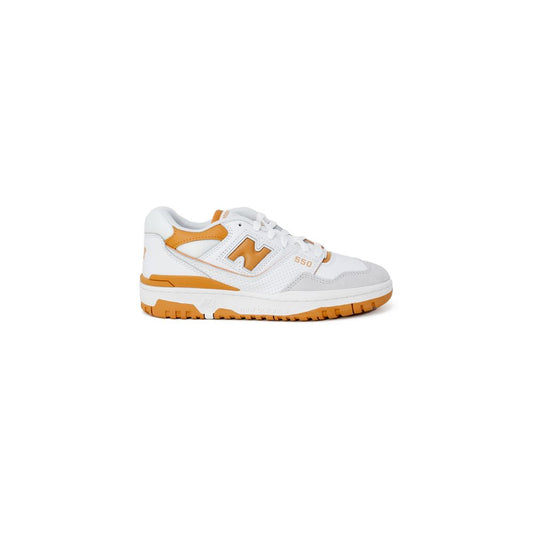 New Balance Orange Leather Leather Sneaker