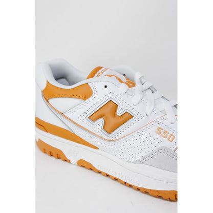 New Balance Orange Leather Leather Sneaker