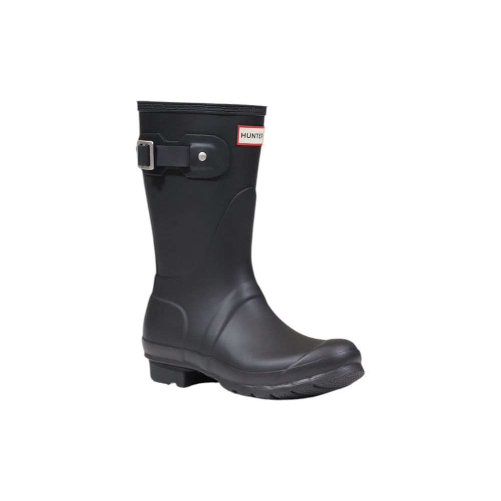 Hunter Black Polyester Polyester Boot