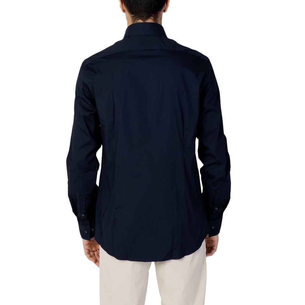 Calvin Klein Blue Cotton Shirt