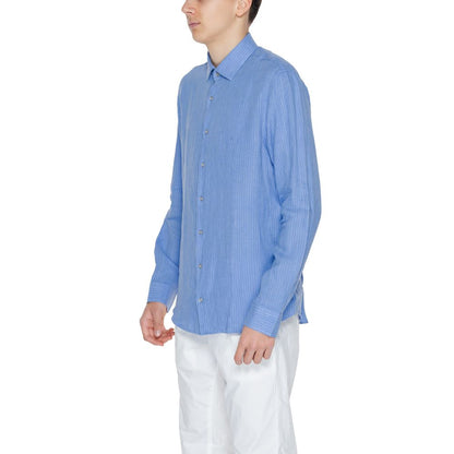 Calvin Klein Blue Linen Shirt