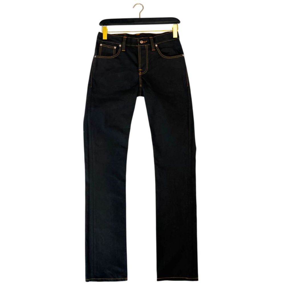 Nudie Jeans Black Cotton Men's Jean