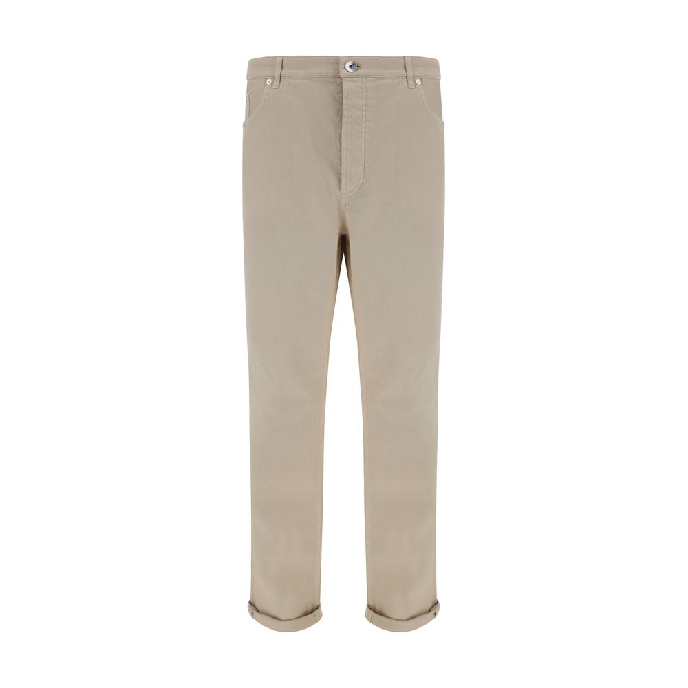 Brunello Cucinelli Jeans with turn-up hem