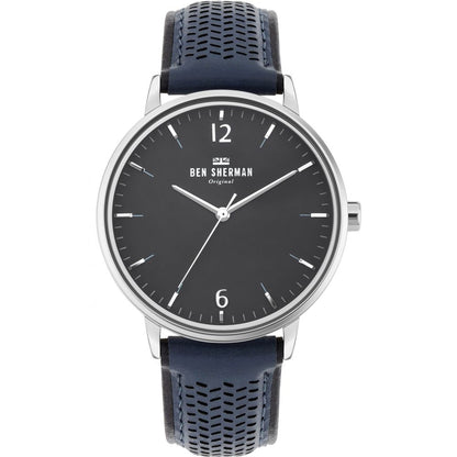 Ben Sherman Blue Leather Watch