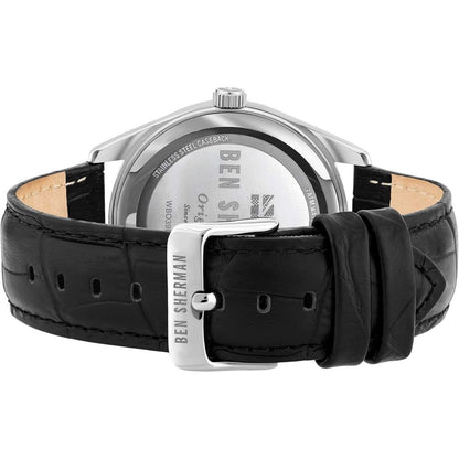 Ben Sherman Black Leather Watch