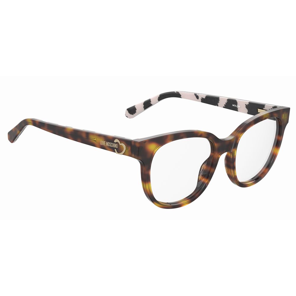 Love Moschino Brown Acetate Frames