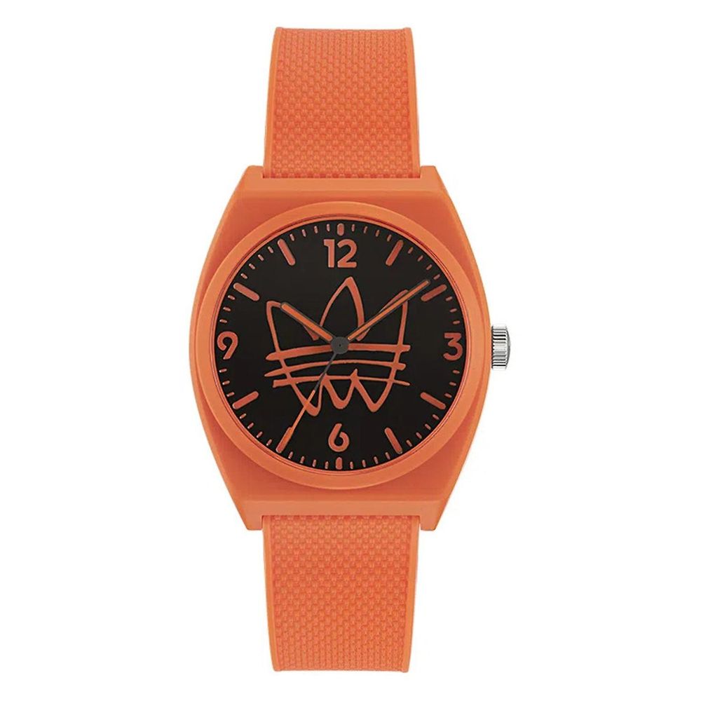 Adidas Orange Silicone Watch