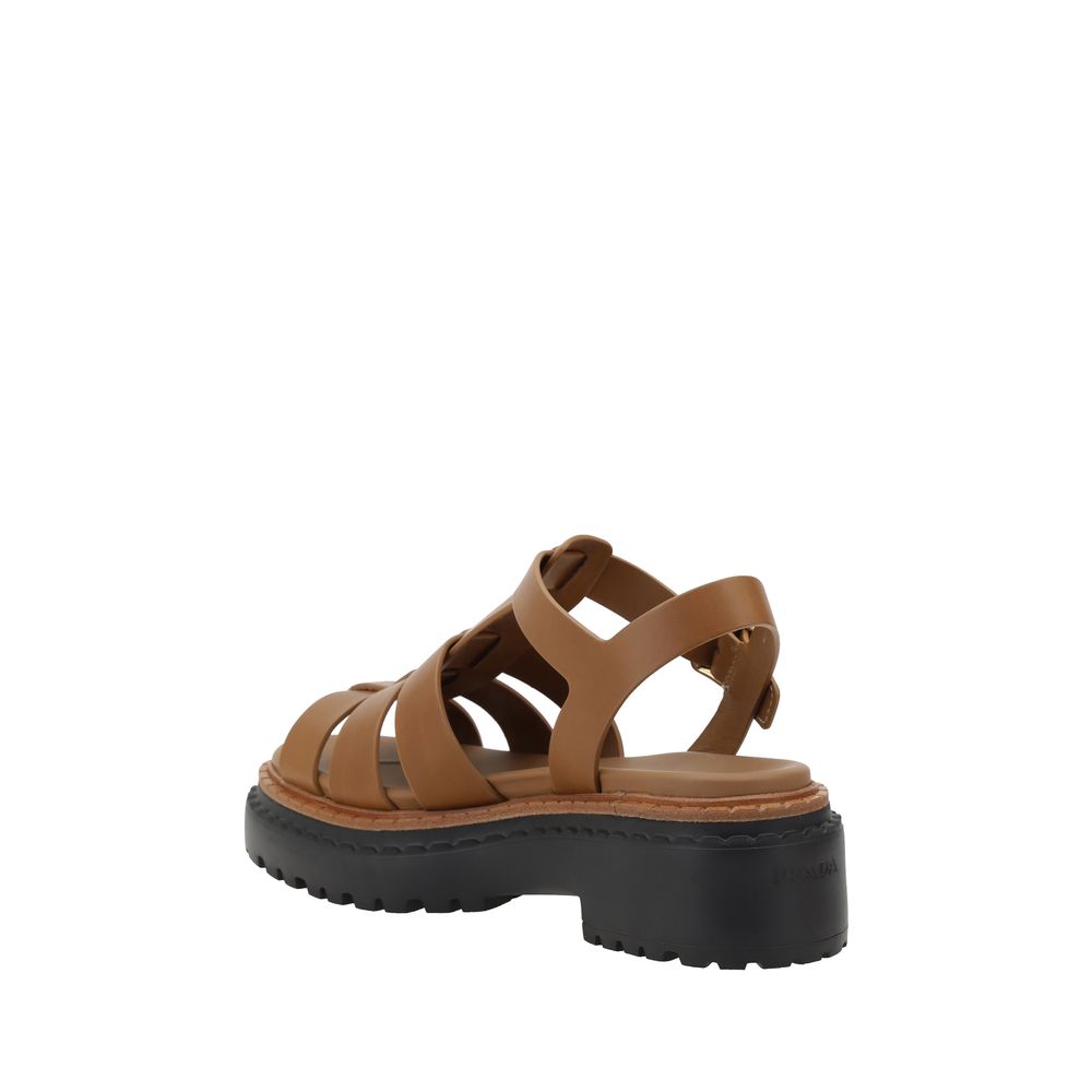 Prada Sandals with a tread sole - EU38/US8