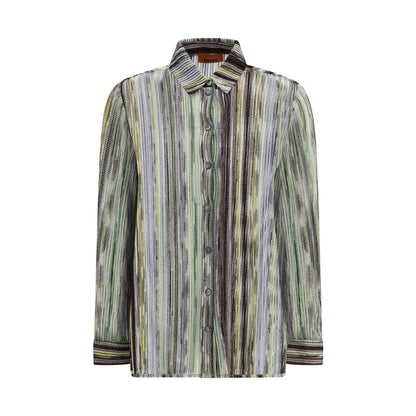 Missoni Shirt with iconic multicolored pattern