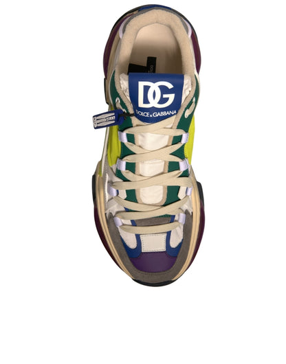 Dolce & Gabbana Multicolor Airmaster Low Top Sneakers Shoes - EU46/US13