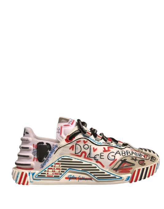 Dolce & Gabbana Multicolor Suede Fabric NS1 Sneakers Shoes - EU37/US7