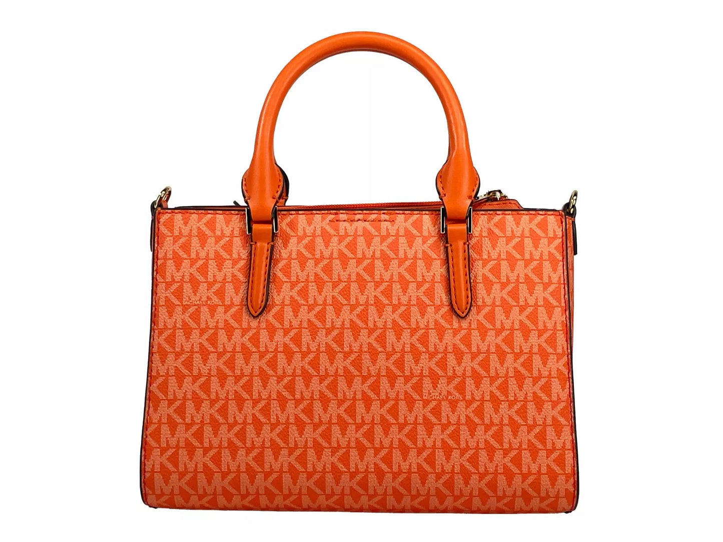 Michael Kors Charlotte 3 in 1 Satchel Bag Crossbody Poppy Orange