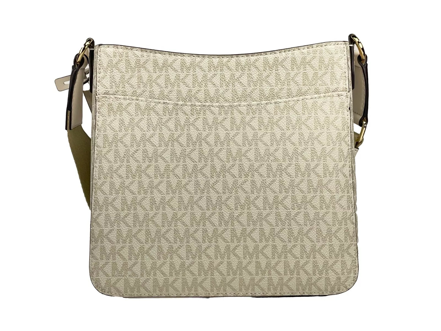 Michael Kors Jet Set Small Messenger Crossbody Bag Pale Gold