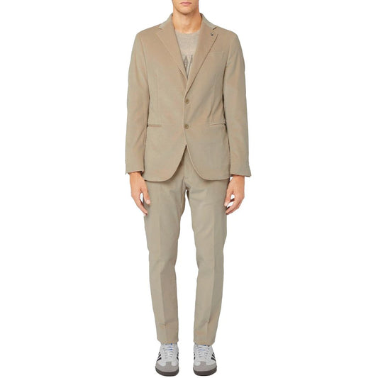 AT.P.CO Beige Cotton Suit