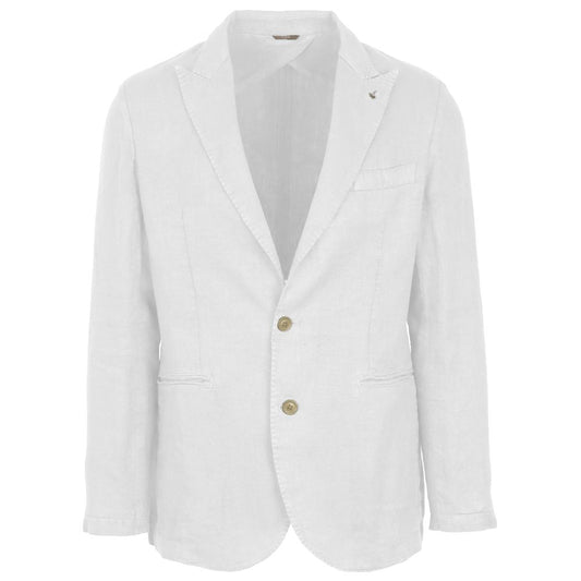 AT.P.CO White Linen Blazer - IT44 | XS